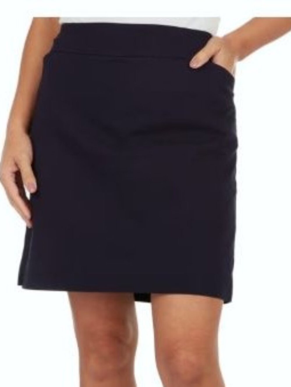 Coconut Row Navy Blue A-line Skort Size 10 Palm Beach Stretch Golf Pickleball